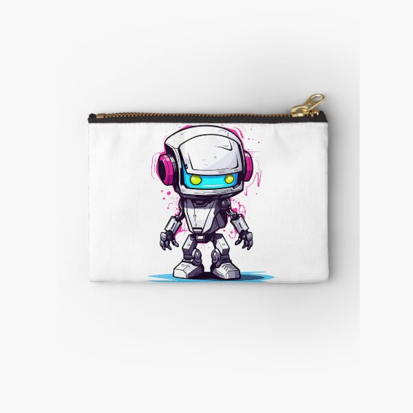 Item preview, Cyberpunk Robot – Cute Retro Futurist Companion designed and sold by SchorlCraft.
