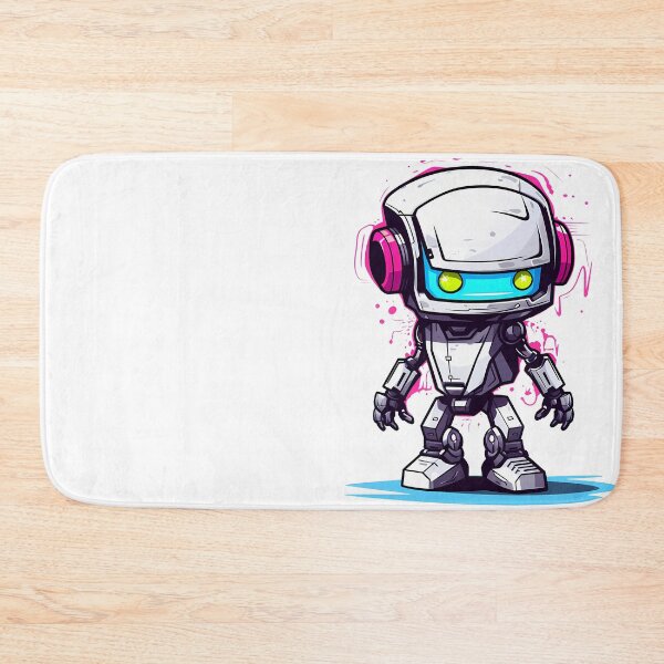 Item preview, Cyberpunk Robot – Cute Retro Futurist Companion designed and sold by SchorlCraft.
