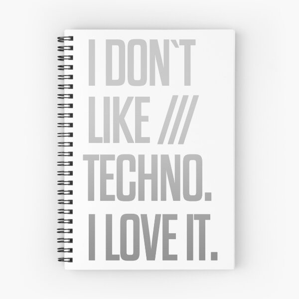 Artikelvorschau, I don´t like Techno. I love it. #1 entworfen und verkauft von mytechnoshirts.