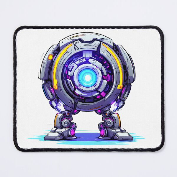 Item preview, Cyberpunk Robot – Cute Retro Futurist Companion designed and sold by SchorlCraft.