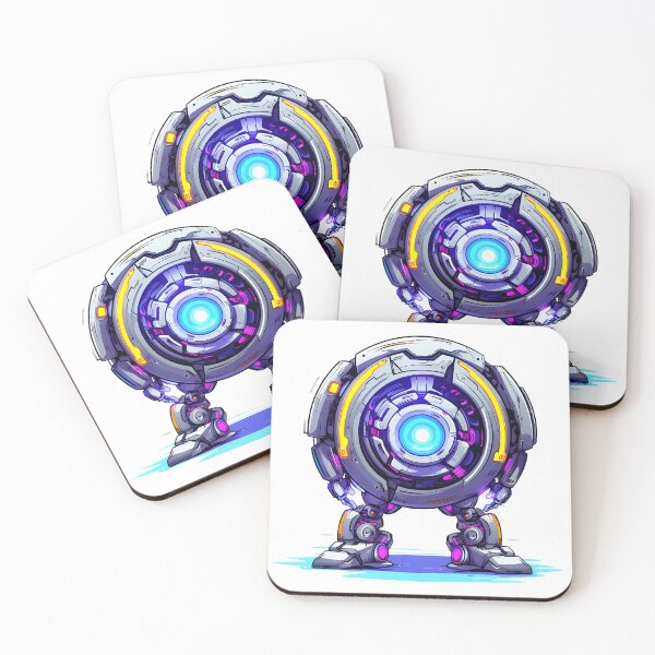 Item preview, Cyberpunk Robot – Cute Retro Futurist Companion designed and sold by SchorlCraft.