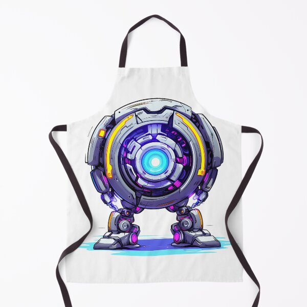 Item preview, Cyberpunk Robot – Cute Retro Futurist Companion designed and sold by SchorlCraft.