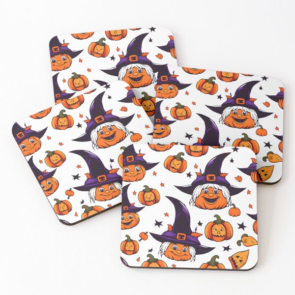 Item preview, Merry Witches and Lots of Halloween Pumpkins designed and sold by BloomCatB.