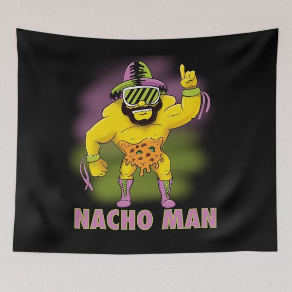 Item preview, Nacho Man Wrestler Vintage designed and sold by JonnyVsTees.