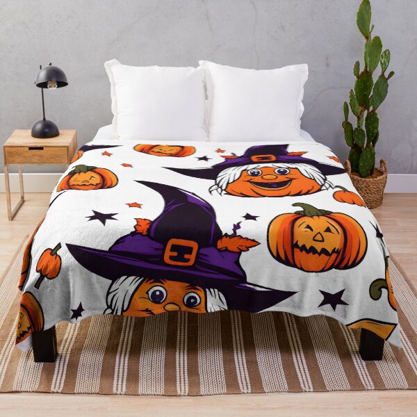 Item preview, Merry Witches and Lots of Halloween Pumpkins designed and sold by BloomCatB.