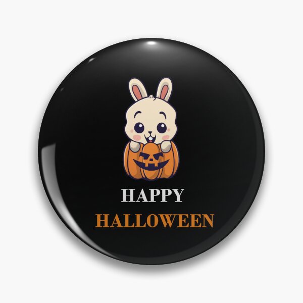 Item preview, Happy Halloween White Rabbit designed and sold by Anke Wonder.