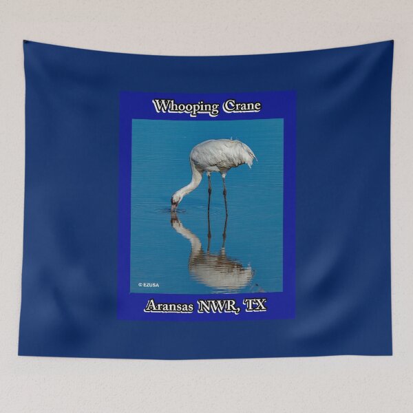 Item preview, For The Bird Lover In You: Whooping Crane, Aransas NWR, Aransas County, Texas. designed and sold by MoreEZUSA-Here.