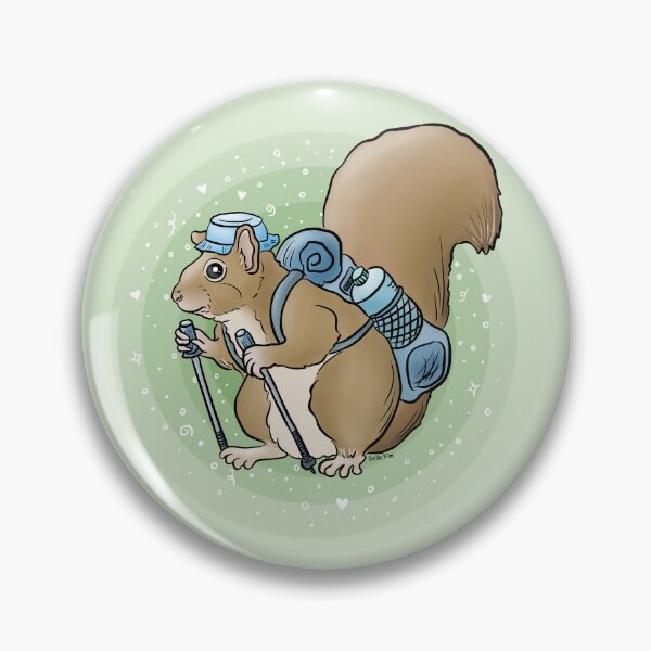 Item preview, Squirrel hiker designed and sold by doodletokki.