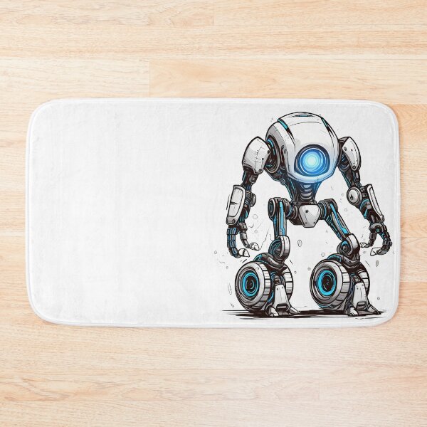 Item preview, Cyberpunk Robot – Cute Retro Futurist Companion designed and sold by SchorlCraft.