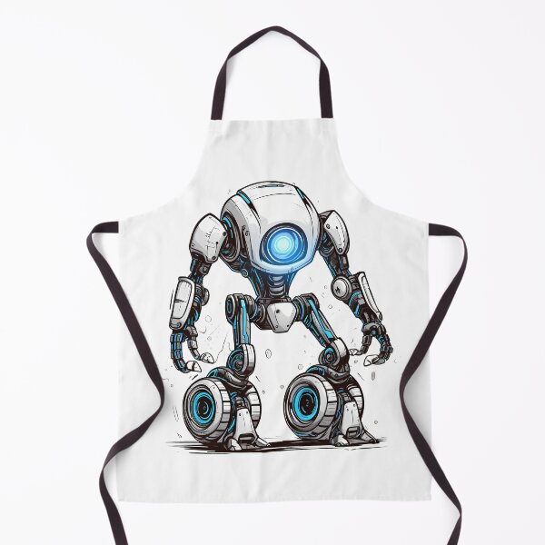 Item preview, Cyberpunk Robot – Cute Retro Futurist Companion designed and sold by SchorlCraft.