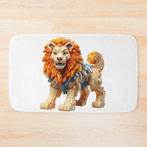 Item preview, Cute lion, 3D, Lego constructor. designed and sold by EstiArts.