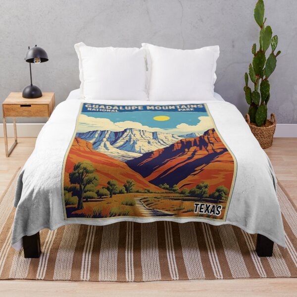 Item preview, Guadalupe Mountains National Park Vintage Texas designed and sold by DESTINATIONS DECAL.