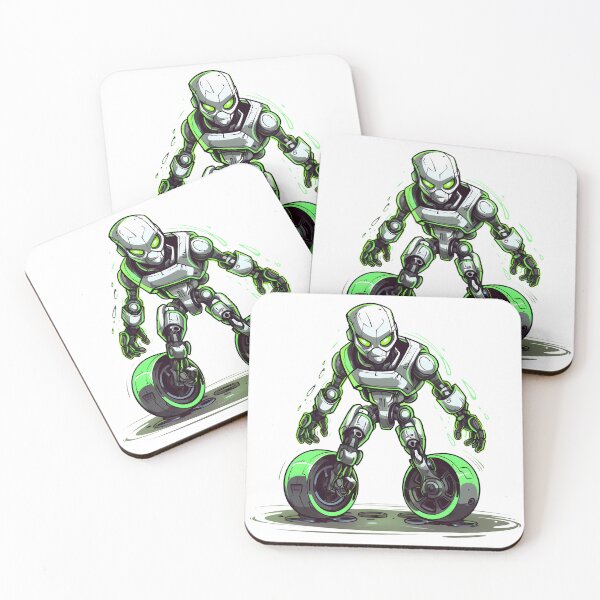 Item preview, Cyberpunk Robot – Cute Retro Futurist Companion designed and sold by SchorlCraft.