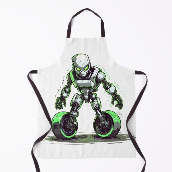 Item preview, Cyberpunk Robot – Cute Retro Futurist Companion designed and sold by SchorlCraft.