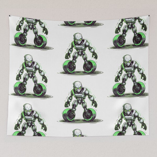 Item preview, Cyberpunk Robot – Cute Retro Futurist Companion designed and sold by SchorlCraft.
