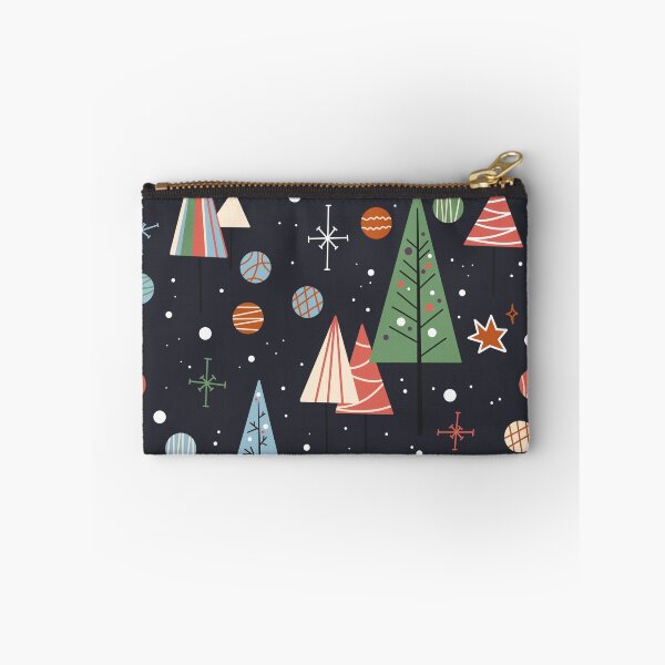 Artikelvorschau, Retro Mitte des Jahrhunderts moderner Weihnachtsbaum abstraktes Vintage-ästhetisches Muster entworfen und verkauft von retroyule.