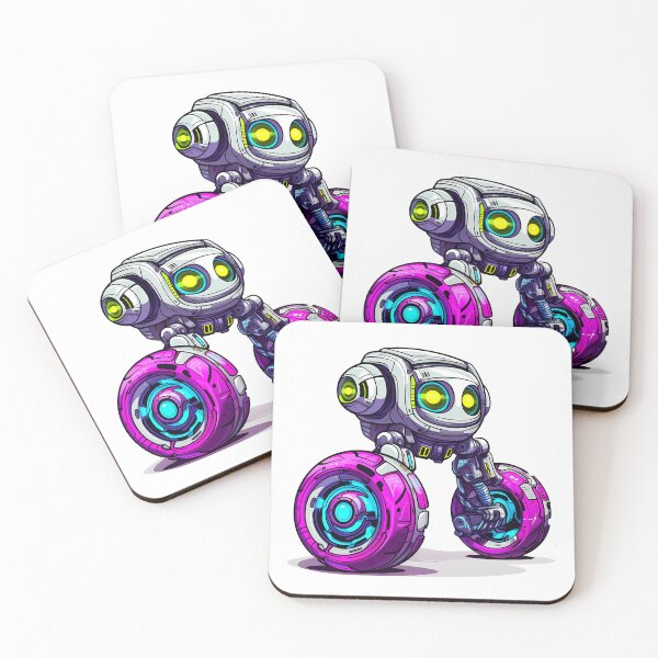 Item preview, Cyberpunk Robot – Cute Retro Futurist Companion designed and sold by SchorlCraft.