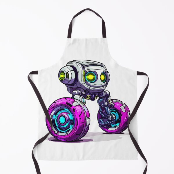 Item preview, Cyberpunk Robot – Cute Retro Futurist Companion designed and sold by SchorlCraft.