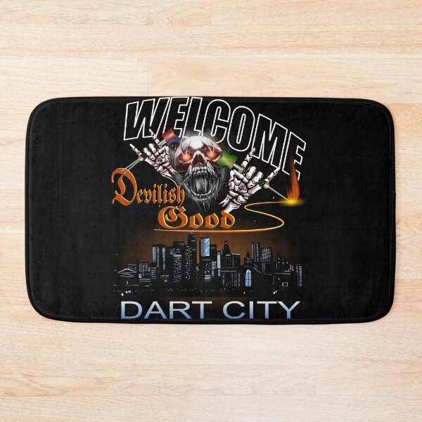 Item preview, Dart motif Fantasy Dart City, devilishly good for dart players with their own style. designed and sold by ChrUzDesigner.