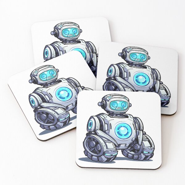 Item preview, Cyberpunk Robot – Cute Retro Futurist Companion designed and sold by SchorlCraft.