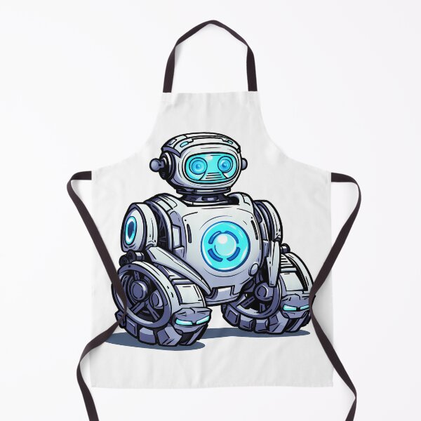 Item preview, Cyberpunk Robot – Cute Retro Futurist Companion designed and sold by SchorlCraft.