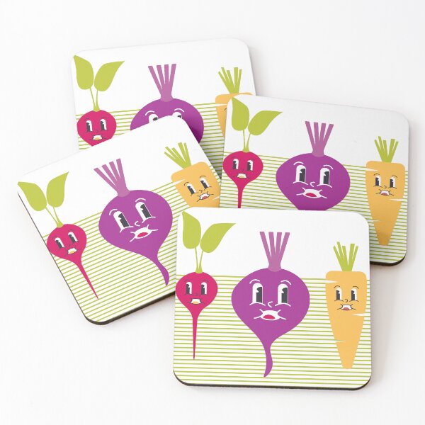 Item preview, Groovy Cute Vegetable Set of Radish, Beetroot, Carrot Characters Isolated Groovy Cute Vegetable Set of Radish, Beetroot, Carrot Characters Isolated  designed and sold by Angela Cini.