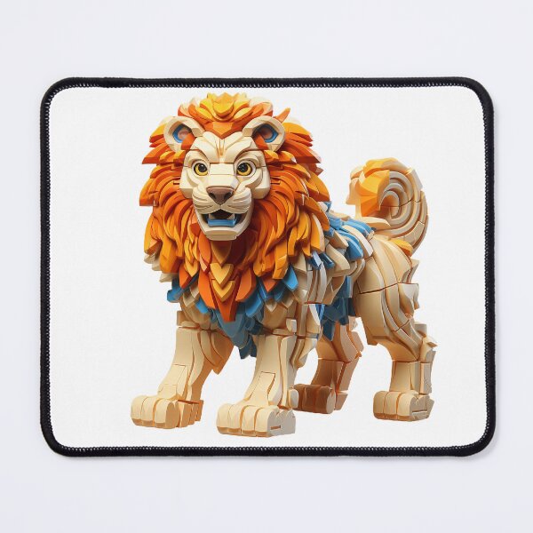 Item preview, Cute lion, 3D, Lego constructor. designed and sold by EstiArts.