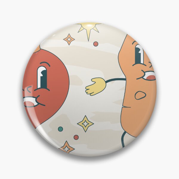 Item preview, Groovy Cute Illustration of Beetroot and Potato Characters  designed and sold by Angela Cini.