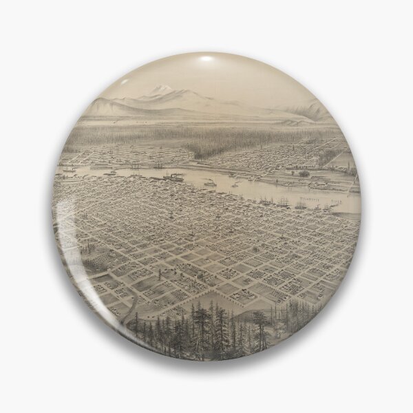 Item preview, Vintage Map of Portland OR (1920) designed and sold by BravuraMedia.