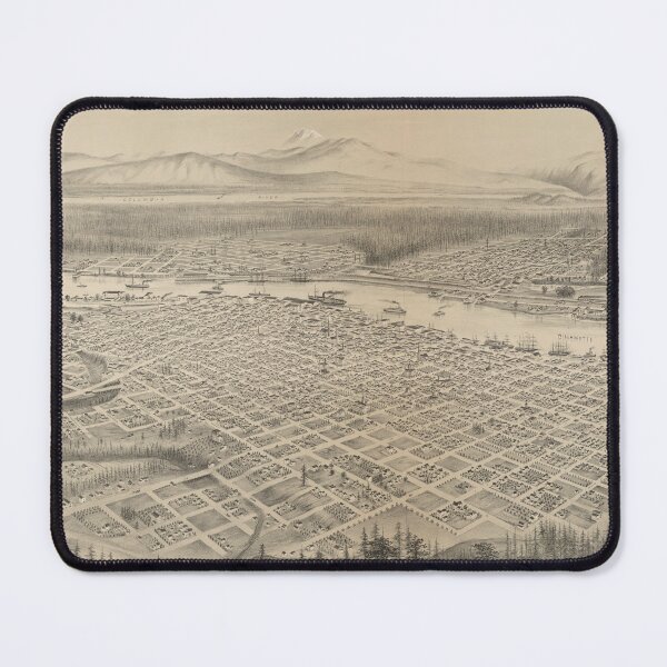 Item preview, Vintage Map of Portland OR (1920) designed and sold by BravuraMedia.