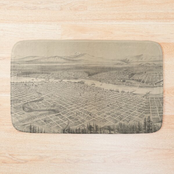 Item preview, Vintage Map of Portland OR (1920) designed and sold by BravuraMedia.