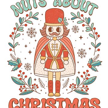 Christmas stuff! - cute retro vintage christmas print Sticker for Sale by  Neehovv