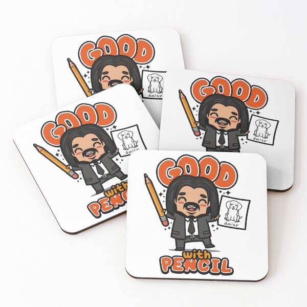 Item preview, John Wick Baba Yaga Doodle Good With Pencil Cute Funny Meme designed and sold by LanoraKeene.