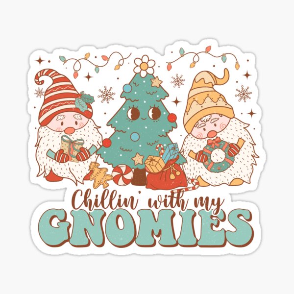 Make this Christmas sweet! - cute retro vintage christmas print Sticker  for Sale by Neehovv