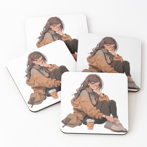 Item preview, The Girl Coffee Lover designed and sold by Ordinary Life Works.