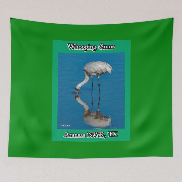 Item preview, Give The Bird To Your Lover: Whooping Crane, Aransas NWR, Aransas County, Texas.  designed and sold by MoreEZUSA-Here.