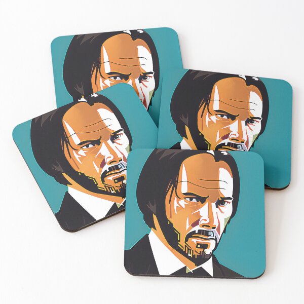 Item preview, Artist James Carter; Keanu Reeves,The Man Behind the Myth of John Wick designed and sold by TheAbayArt.