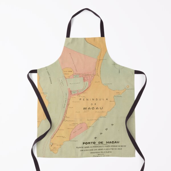 Item preview, Vintage Map of Macau China (1920) designed and sold by BravuraMedia.