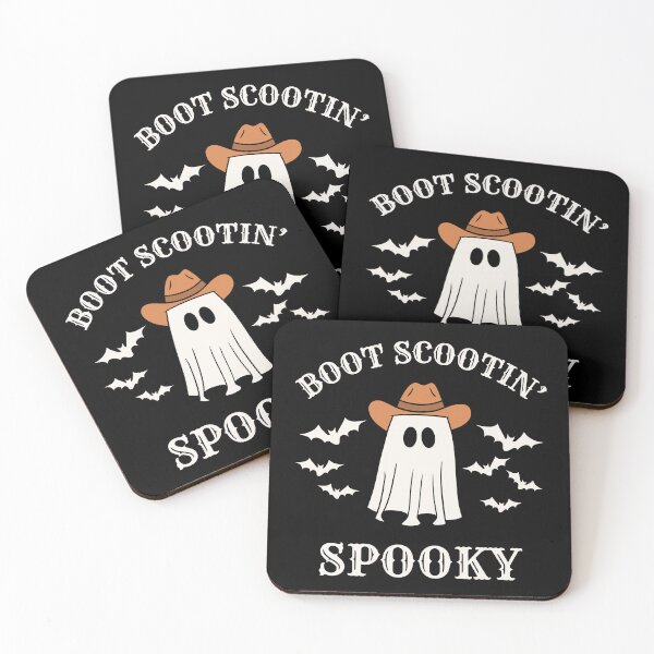 Item preview, Boot Scootin Spooky Funny Cowboy Ghost designed and sold by RedPumpFlash.