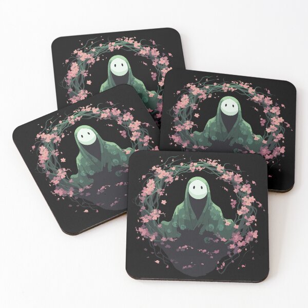 Item preview, Forest Ghost Spooky Anime Halloween Cherry Blossom Flower designed and sold by PiggyBoxer.