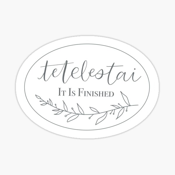 Artikel-Vorschau von Es ist vollbracht – Tetelestai, designt und verkauft von Design by Emma.