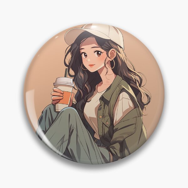 Item preview, The Girl Coffee Lover designed and sold by Ordinary Life Works.