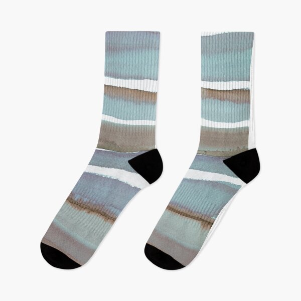 Item preview, teal brown lines designed and sold by ElaSzczepaniak.