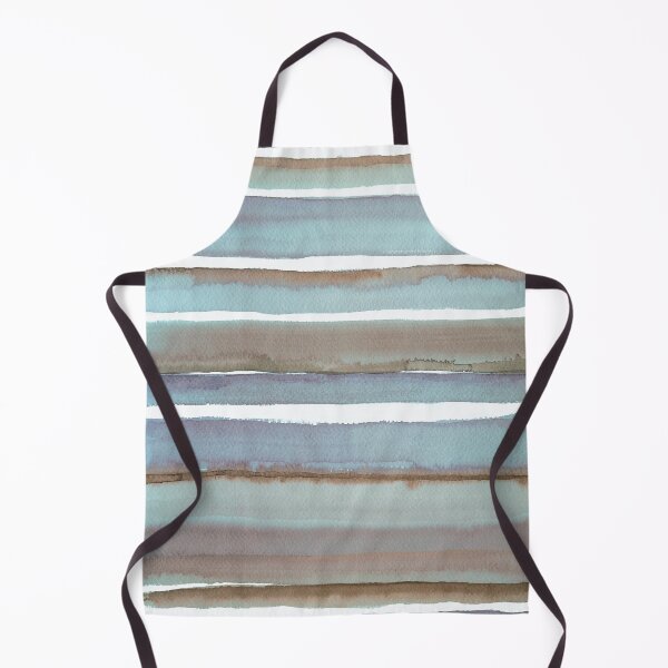Item preview, teal brown lines designed and sold by ElaSzczepaniak.
