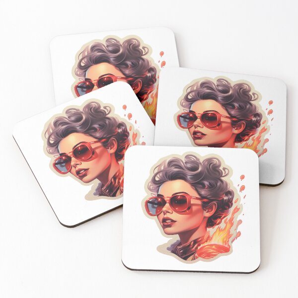 Item preview, Mujer elegante en llamas designed and sold by Glimpseelemmon.