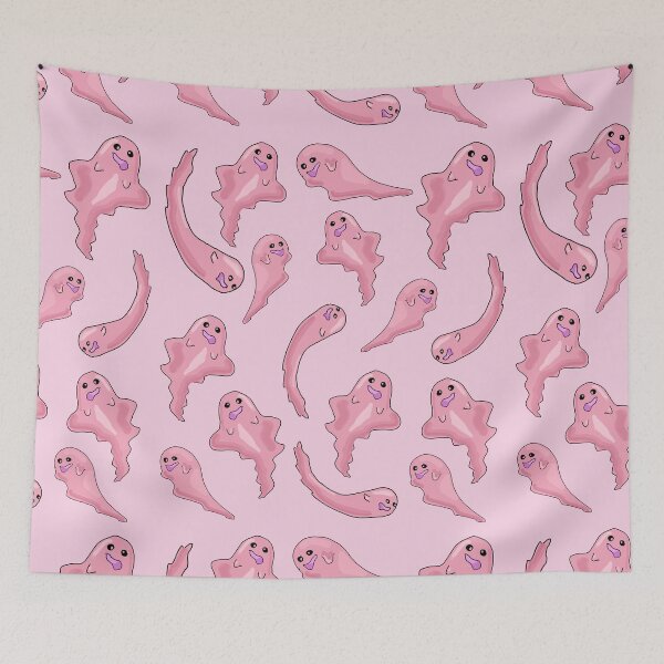 Item preview, Ghost pattern pink no 3 designed and sold by mon-artist.
