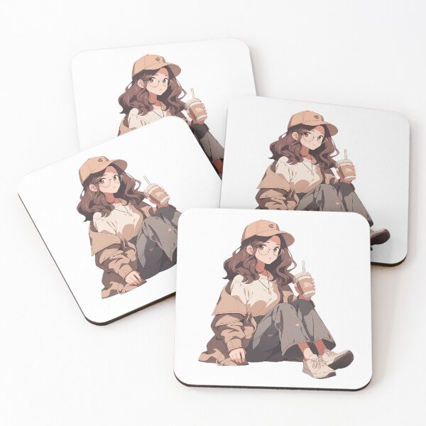 Item preview, The Girl Coffee Lover designed and sold by Ordinary Life Works.