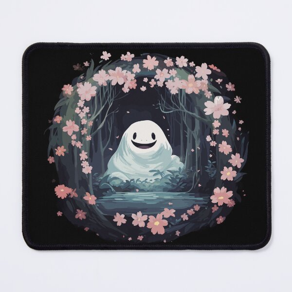 Item preview, Forest Ghost Spooky Anime Halloween Cherry Blossom Flower designed and sold by PiggyBoxer.