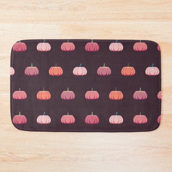 Item preview, Cute pink pumpkins pattern designed and sold by MojaDoodles.