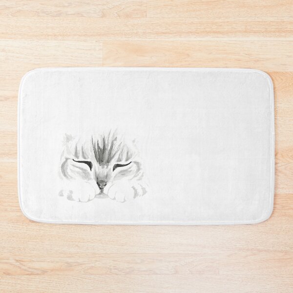 Item preview, Cozy Cat Sumi-e designed and sold by SarahJoyScribe.
